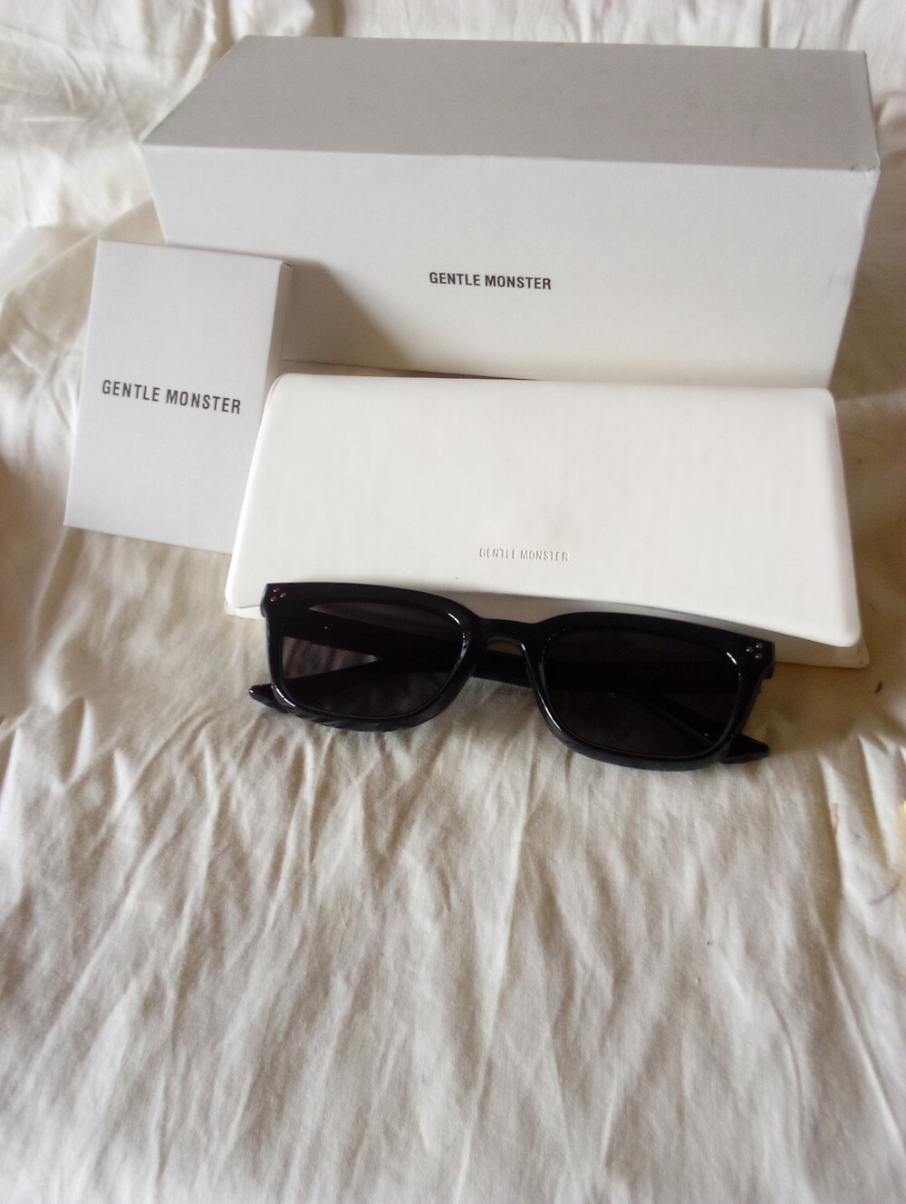 Gentle Monster Musee 01 Black Square Sunglasses